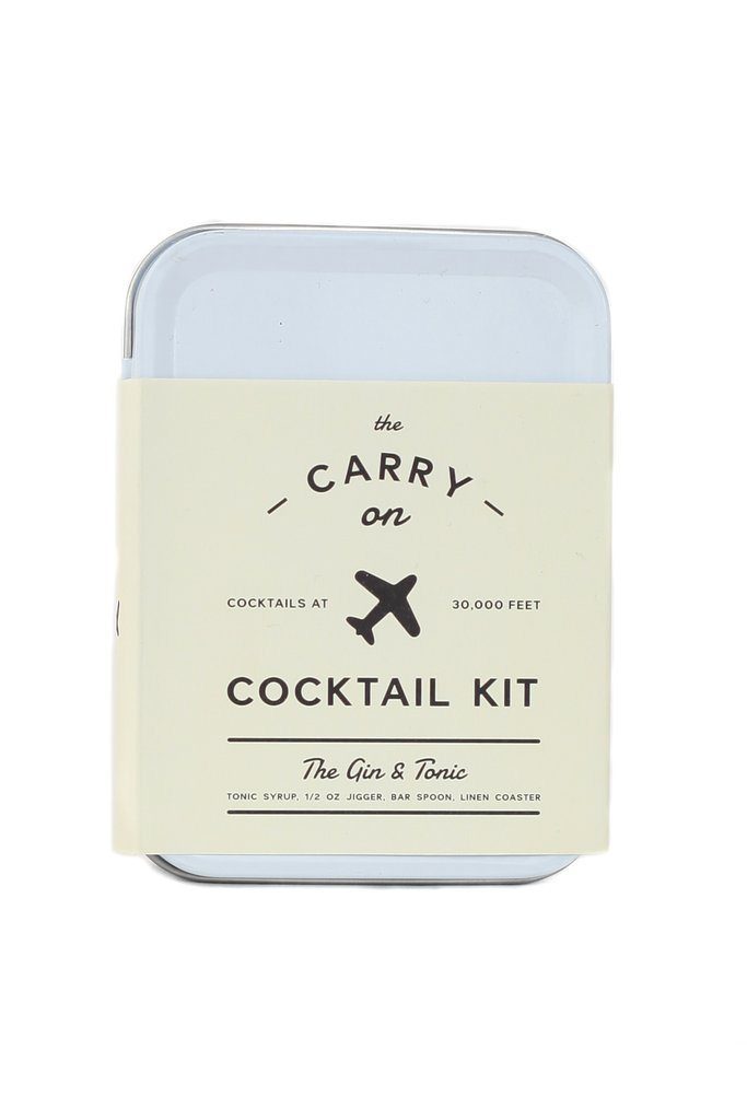 Box of carry-on cocktail kit