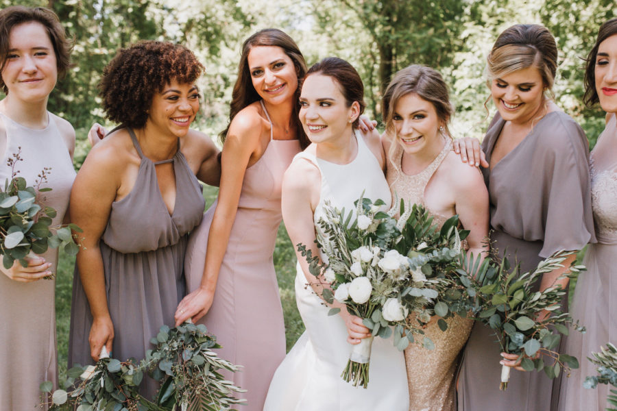 Mismatched Bridesmaid Dresses The Easy Way | A Practical Wedding