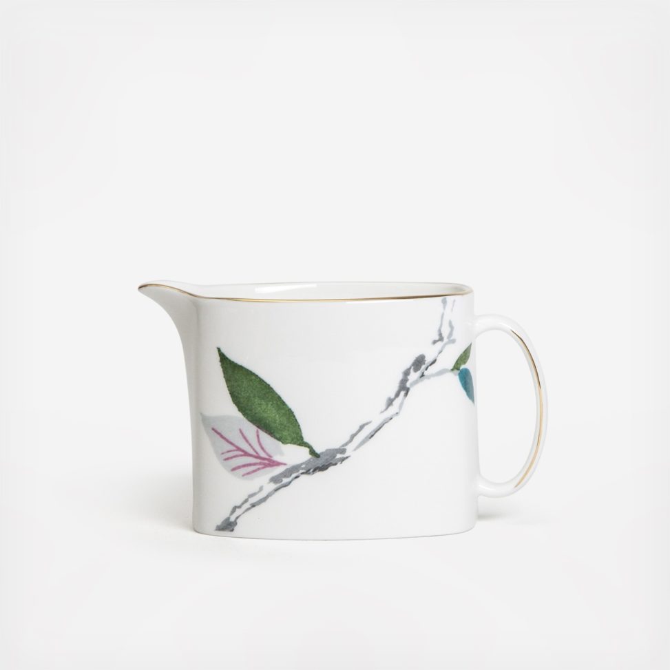 The bright, bold florals of kate spade new york's Birch Way Dinnerware Collection and this Birch Way Creamer