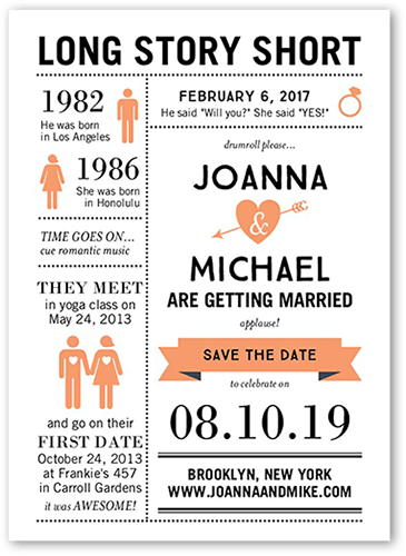 save the date infographic