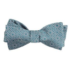 teal bow tie