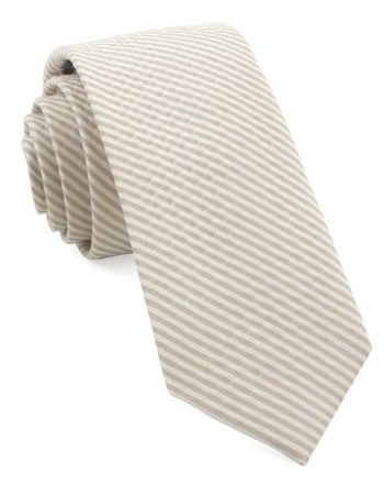 white seersucker tie