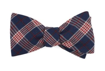 plaid bow tie