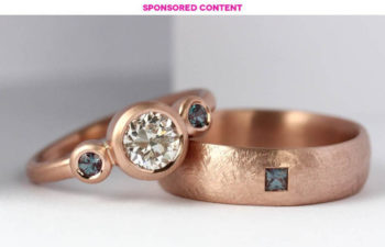 Sponsored Content written above two wedding rings