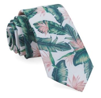 jungle print tie