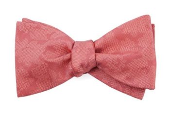 coral color bow tie