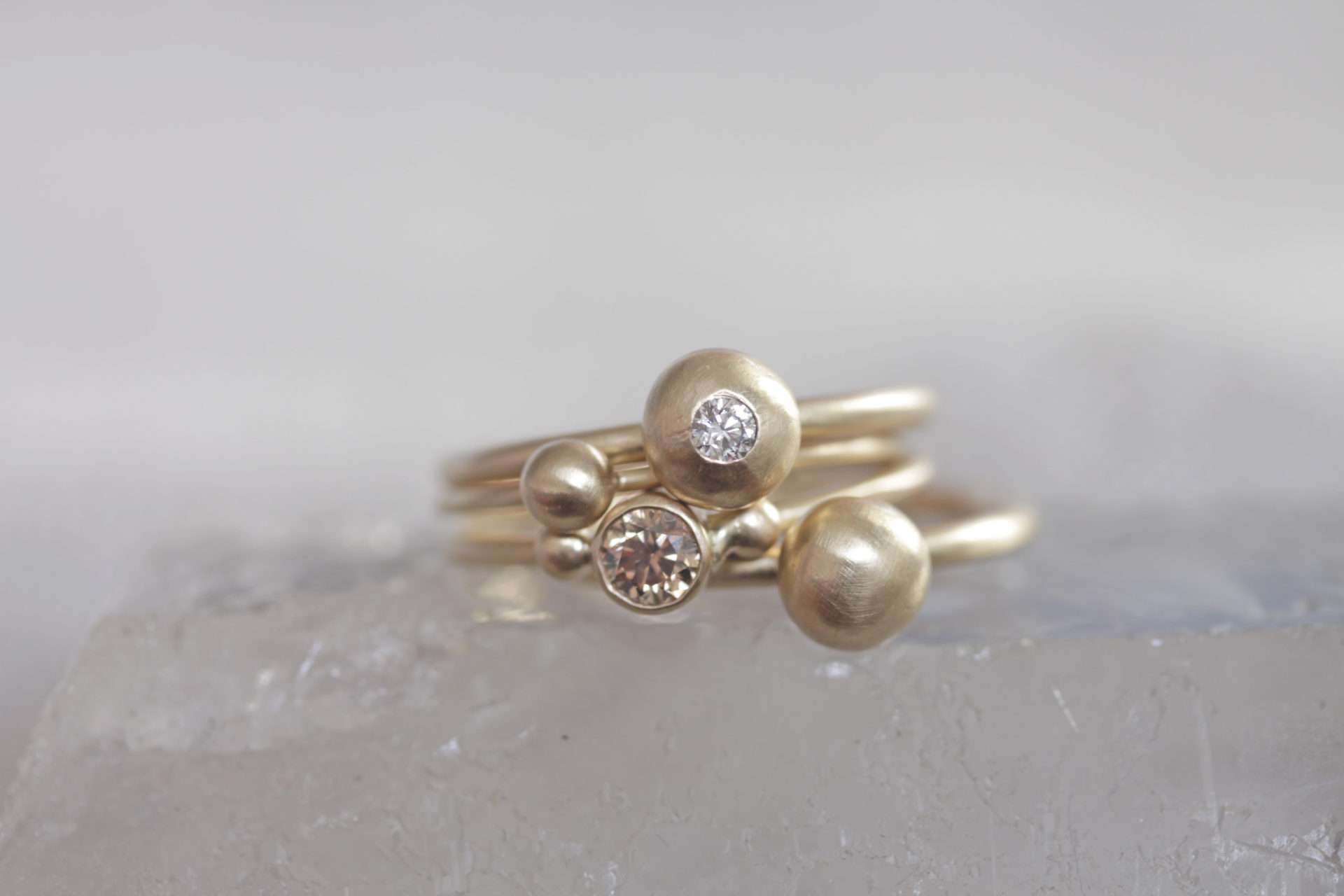 Triple stacked Orb and Grand Pré Rings