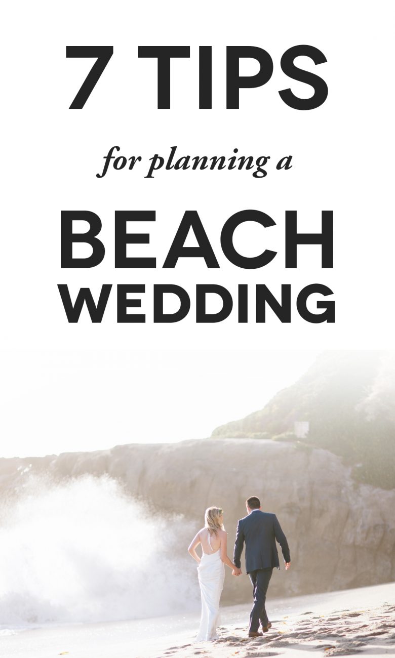 7 tips for having a beach wedding