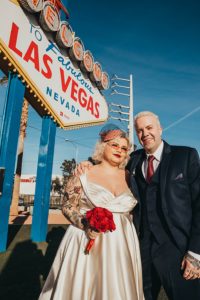 Our Wedding At The Welcome To Las Vegas Sign | A Practical Wedding