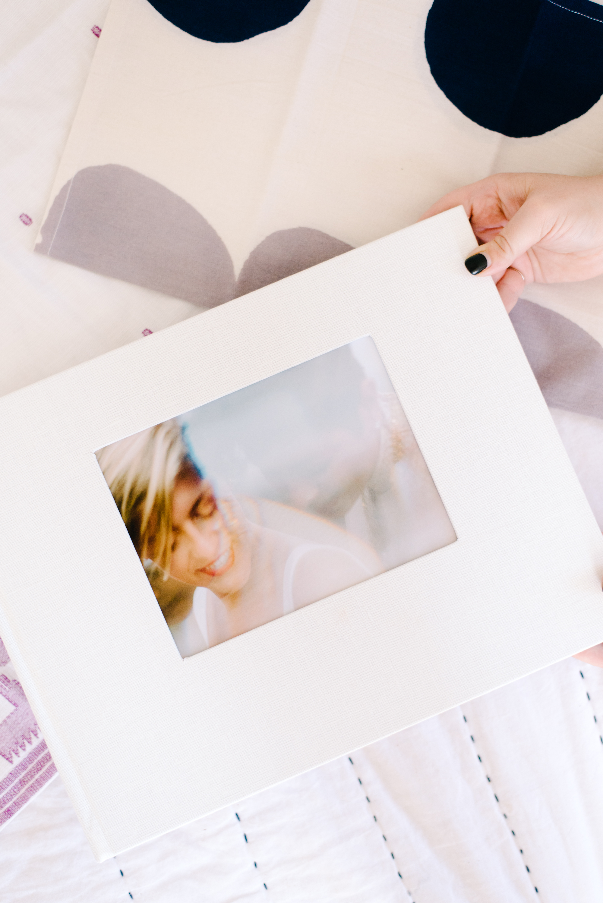 Wedding album reviews - a photo of a page from a wedding album