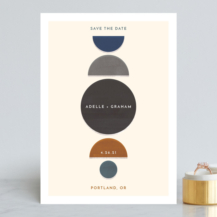 Balance save the date from Minted