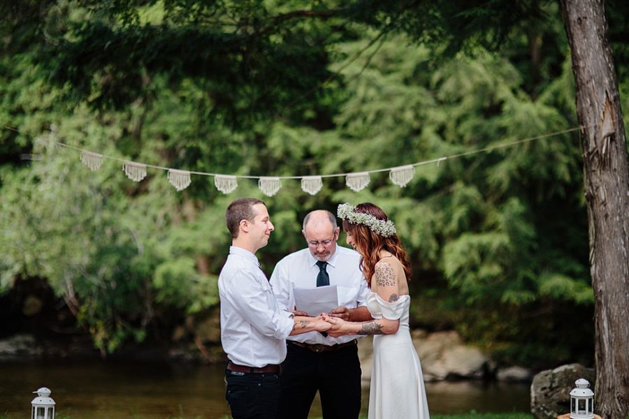 Our $7K Rustic Bohemian Vermont Summer Wedding | A Practical Wedding