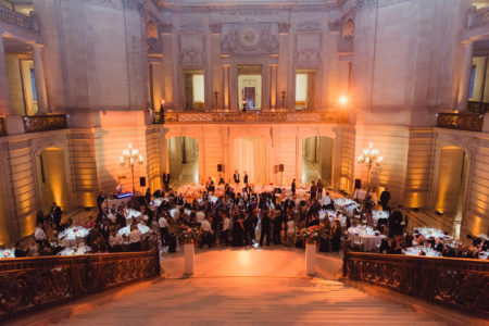 A wedding reception