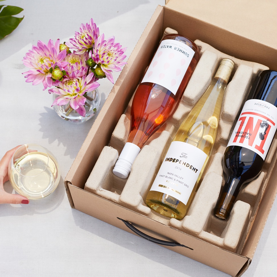 A package of 3 Winc wines