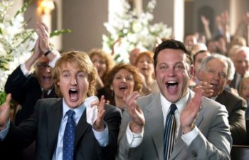 wedding crashers vince vaughn owen wilson clapping gleefully
