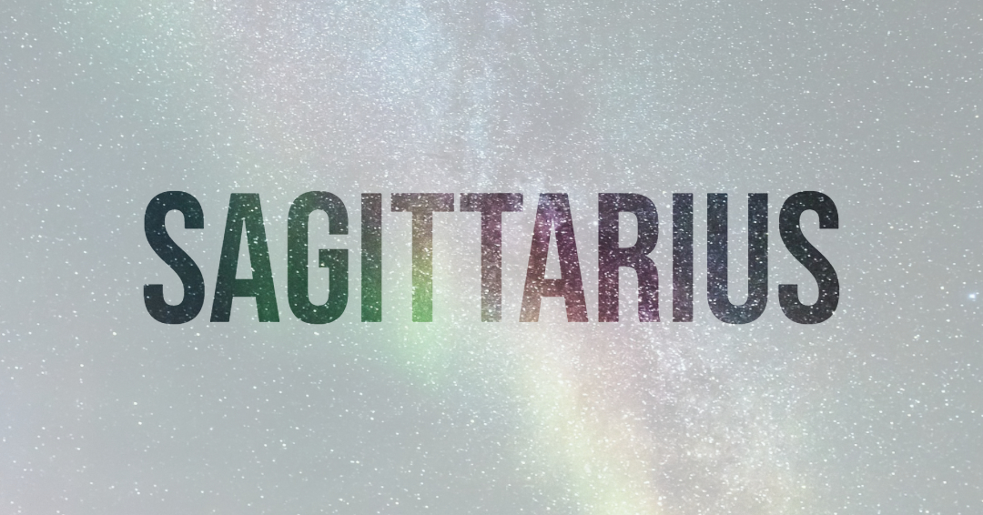 Sagittarious on a backdrop of the universe