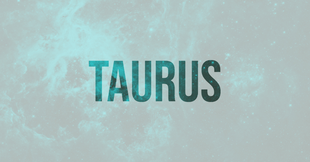 Taurus on a backdrop of the universe