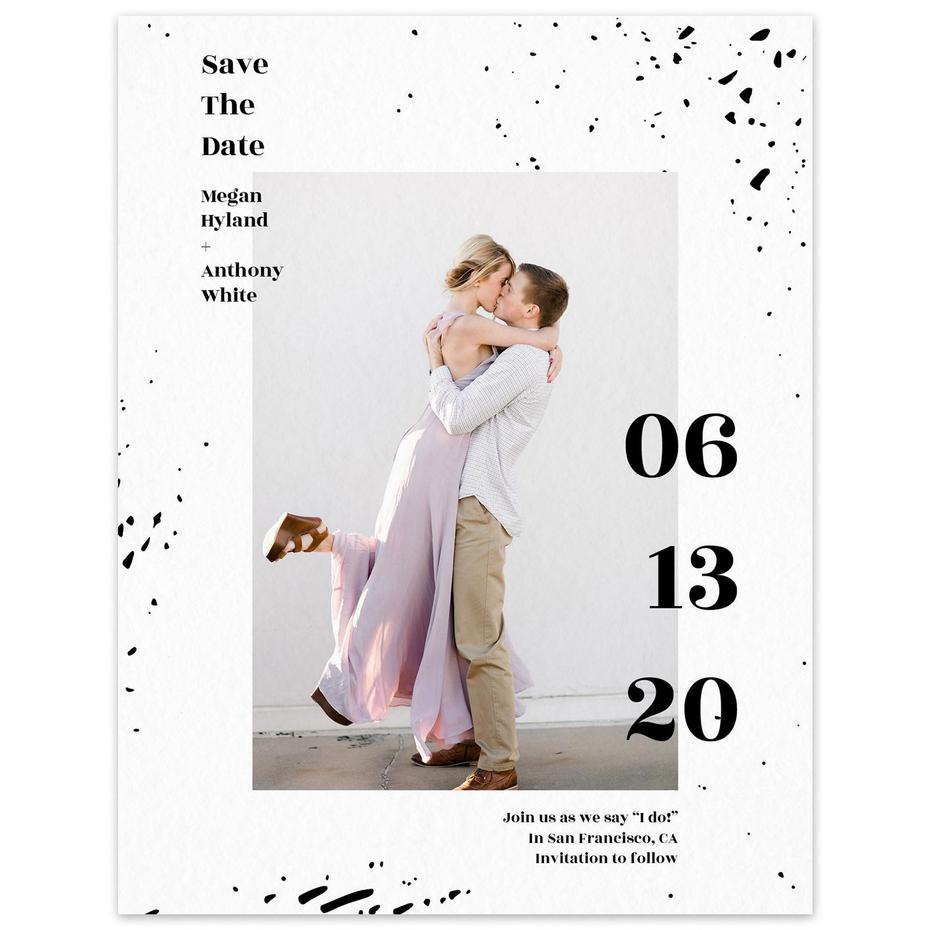 Lachlan save the date design