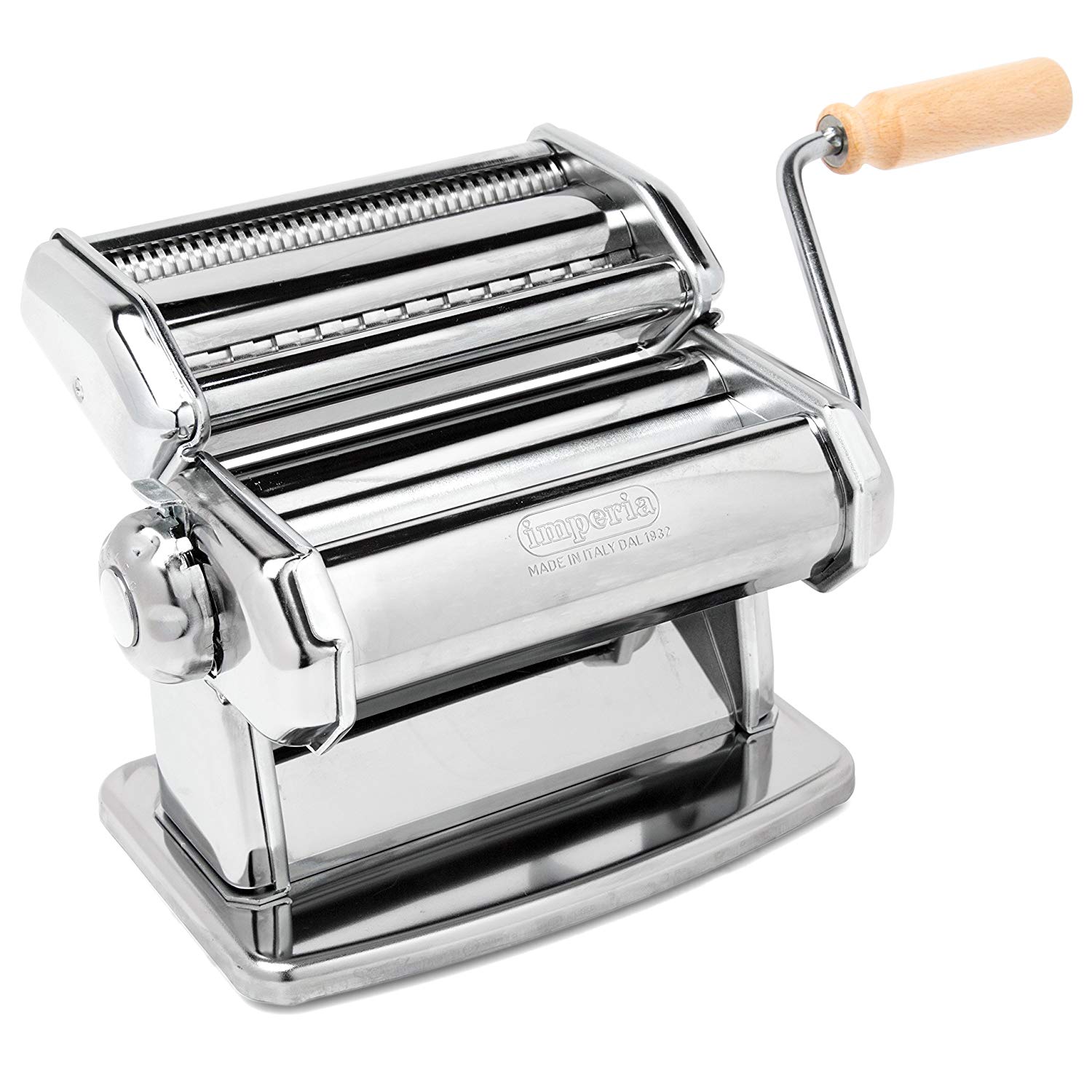 Stainless steel pasta press