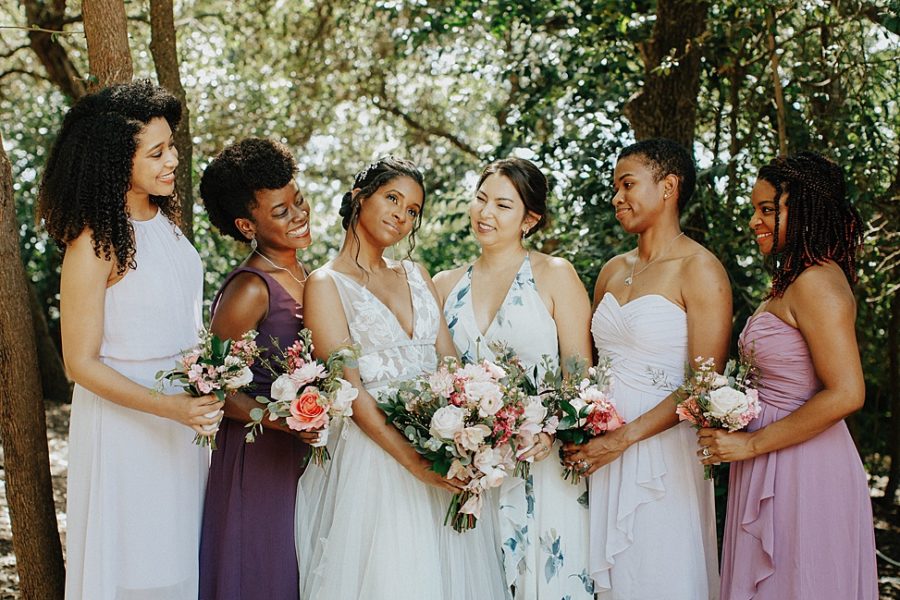 Our Biracial $23K Texas Garden Party Wedding | A Practical Wedding