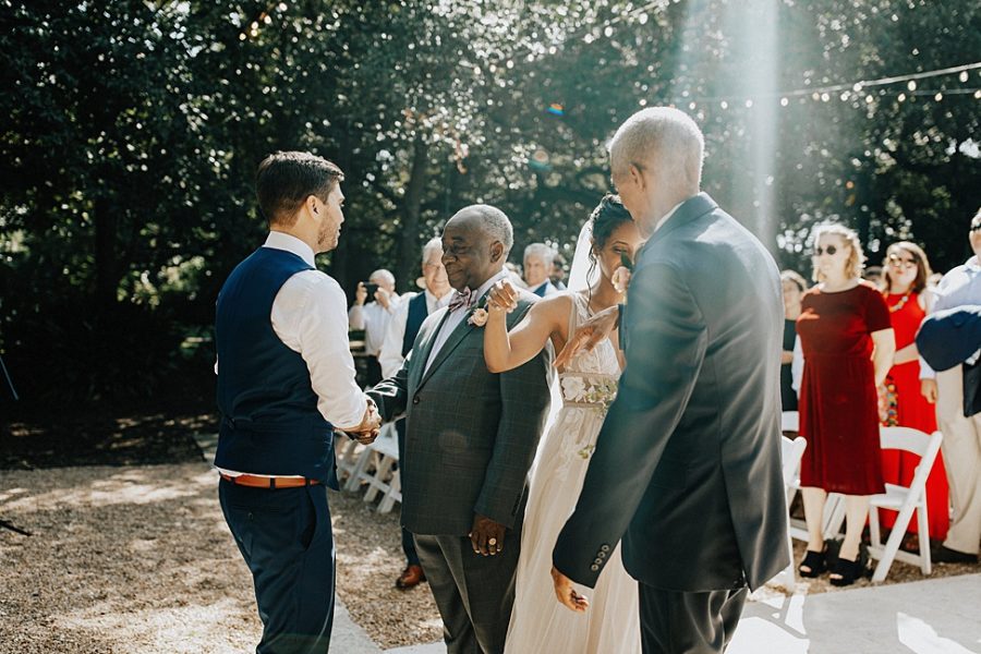 Our Biracial $23K Texas Garden Party Wedding | A Practical Wedding