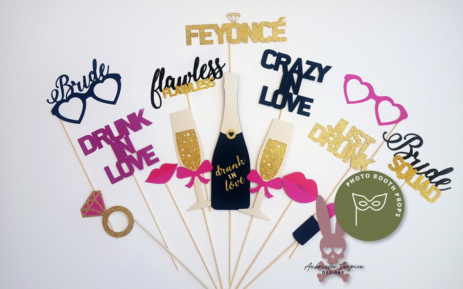 variety of beyonce theme photo props