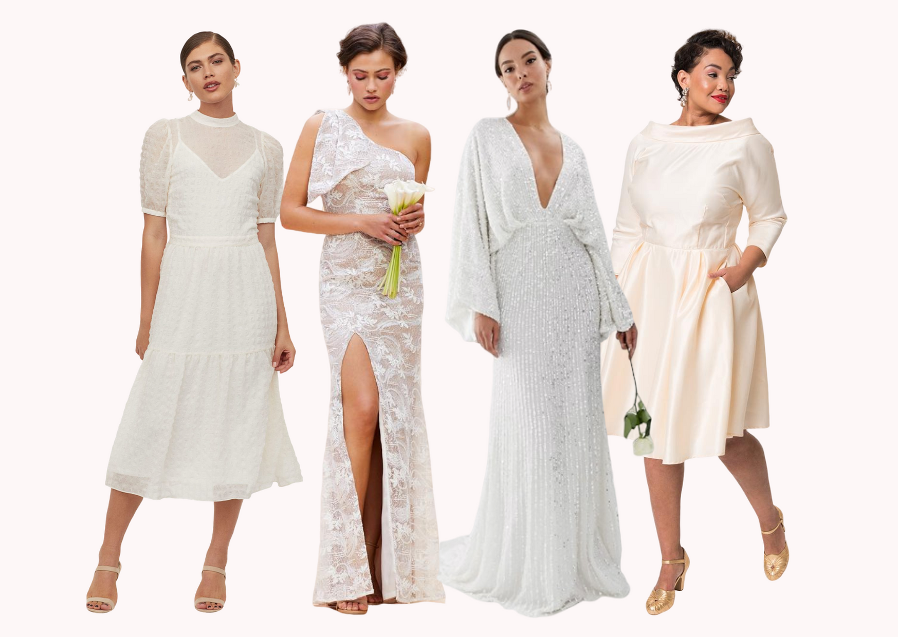 For women modeling off the rack wedding dresses
