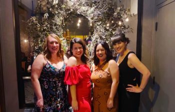 APW team at a holiday party