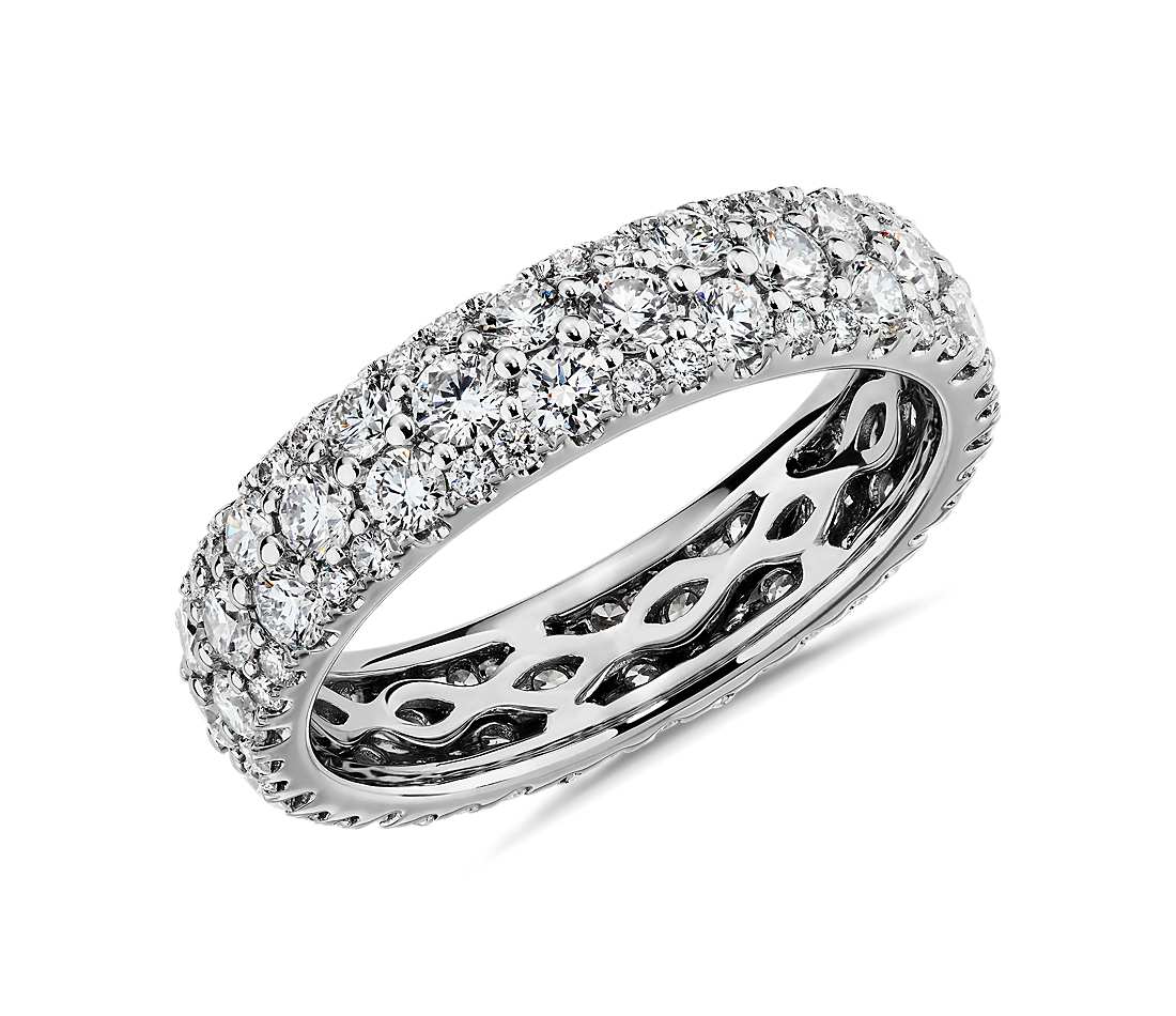 diamond dome wedding ring