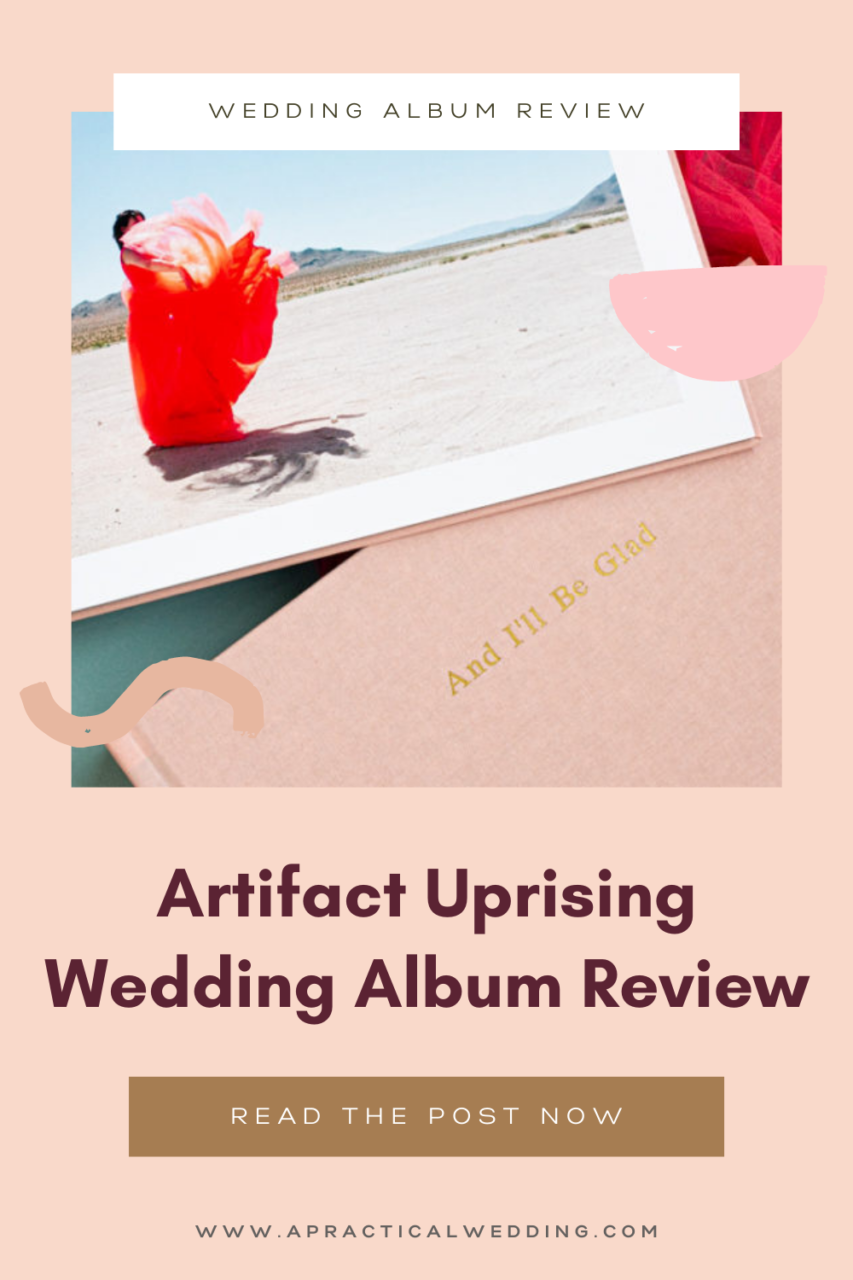 Artifact Uprising Wedding Album Review | A Practical Wedding