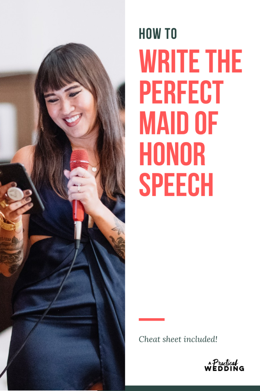 how to write a good moh speech