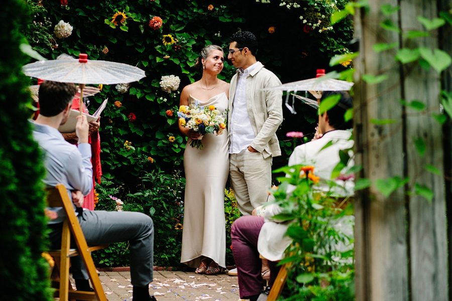 Our $8K Enchanted Backyard Wedding in Boston | A Practical Wedding