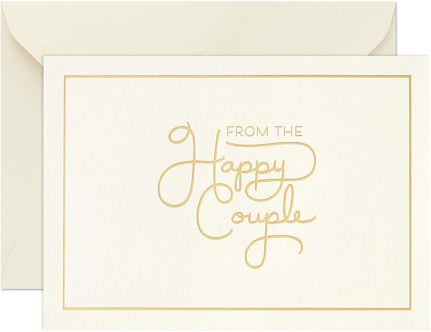 from the happy couple wedding thank you cards
