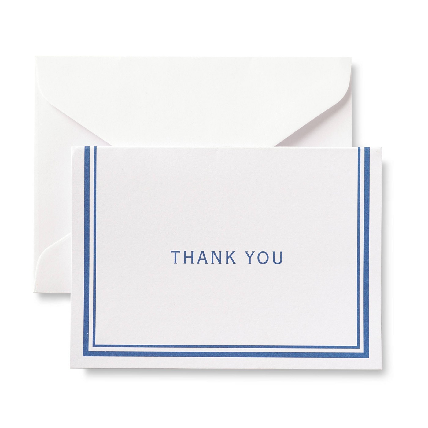 blue and white card