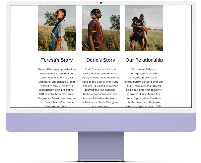 How To Write Your Wedding Website Love Story A Practical Wedding