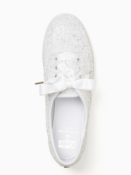 white sparkle sneakers