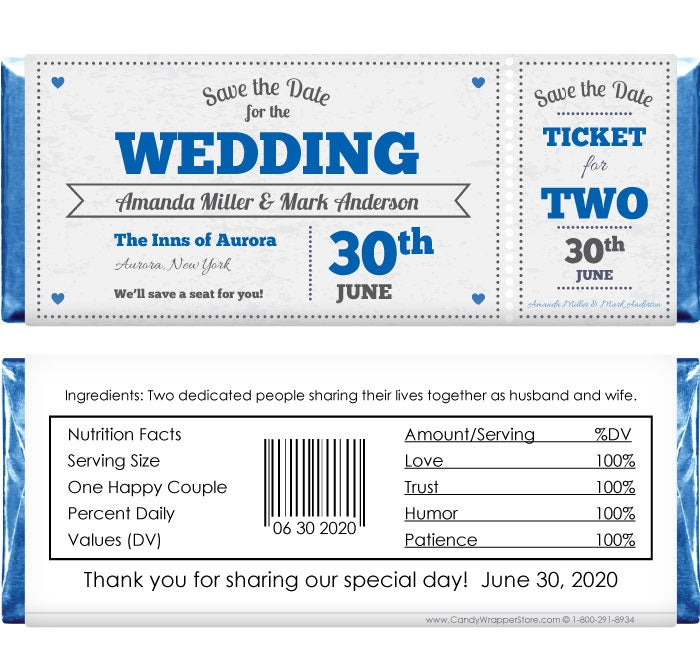 Save the Date Stamp, Wedding Save the Dates, Day of Our Lives